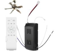 Operitacx 1 Set Universal Ceiling Fan Remote Control Kit 6-variable Speed Timing Electric Motor Controller Replacement with Dc Motor Wireless Remote Control for Ceiling Fans with Lights