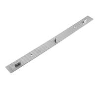 Operitacx 10 Inch Three-Hole Positioning Ruler Metal Animation Peg Bar Tool for Precise Paper Fixing and Drawing Layouts