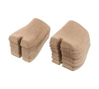 Operitacx 10 Pairs Paper Pulp Shoe Trees for Boots and Leather Shoes Lightweight Anti-deformation Shapers for Travel and Home Use US Size 9-10