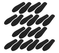 Operitacx 10 Pairs Unisex Warm Felt Insoles with Shock Absorption, Supple Cushioned Shoe Inserts for Boots and Sneakers, Cut-to-fit Thermal Foot Warmers, Approx 26.5cm