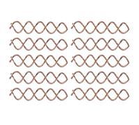 Operitacx 10 Pcs Golden Spiral Hair Pins Metal Clips for Long Hair with All-day Hold and Fast Easy Use and Secure Bun Styling