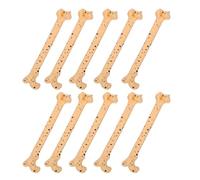 Operitacx 10 Pcs Halloween Skeleton Bones Miniature Plastic Skull Bone Display for Imaginative Play and Hands-on Assembly, Realistic Design Abs Material, Halloween Party Decoration