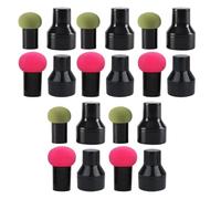 Operitacx 10 Sets Wet and Dry Hydrophilic Polyurethane Mushroom Makeup Sponges with Handle for Women Cosmetics Pads Avoid Wasting Makeup
