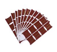 Operitacx 10 Sheets Leather Bible Index Tabs with Foil Stamping Small Page Tabs for Efficient Bible Study and Quick Reference Portable Book Markers for Christian Readers Brown