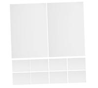 Operitacx 10 Sheets Silver Metallic Cardstock A4 Size 250g Glossy Shimmer Paper for Invitations Crafts DIY Cards and Decorations Versatile Use