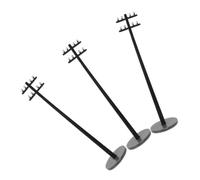 Operitacx 100 Scale Miniature Plastic Telegraph Poles Model Set for DIY Micro Landscape, Architectural Sand Table Train Scene Accessories, Small Scenic Railroad Decor