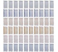 Operitacx 100 Sheets Budget Papers Household Budget Planner with Punched Hole Design Practical Paperboard Sheets for Businesses and Homes Random Color