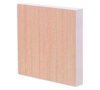 Operitacx 100 Sheets Wood Grain Self-stick Message Notes Adhesive Memo Pads for Home Office School Wear-resistant Natural Design Reminder Notepad Stationery Supplies
