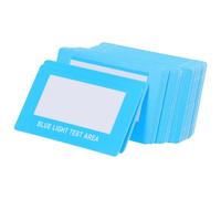 Operitacx 100pcs Anti-blue Light Test Card Paper Blue Light Detection Tool for Electronic Screens, Eyeglasses, Home and On-the-go Monitoring
