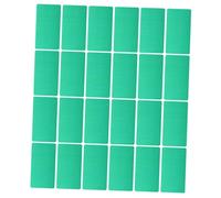 Operitacx 100Pcs Blank Metal Business Cards Thick Aluminum with Smooth Surface and Rounded Corners Engravable and Printable DIY Name Cards for Custom Text and Patterns Lightweight Rust