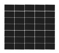 Operitacx 100pcs Blank Word Cards Unlined Cardstock Black Kraft Paper Note Cards for Study Flashcards DIY Invitations Classroom Scrapbooking