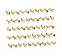 Operitacx 100pcs Copper Earring Backs Durable Safety Stoppers for Earrings DIY Jewelry Accessories Gold Tone for Women and Men