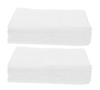 Operitacx 100pcs Cotton Gauze Pads for Wounds Dressing, Soft Non-Adhesive High Absorption Gauze for Sensitive Skin and Biological Samples, Suitable for Experiments and Hospital Use