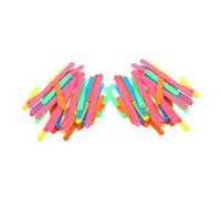 Operitacx 100pcs Geometric Building Sticks Educational Math Manipulatives for Plastic Splicing Tool for Learning Shapes Angles Area Perimeter Classroom Home Use