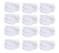 Operitacx 100pcs Hospital Patient Identification Bracelets Medical Bracelets PVC Adjustable Fit Minimizing Discomfort White Wristbands for Hospital Use Suitable and Elderly