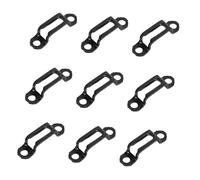 Operitacx 100pcs Invisible Furniture Fasteners Full Open Furniture Connectors Durable Iron Material Combination Buckle Screws for Cabinet and Wardrobe Assembly