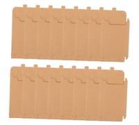 Operitacx 100pcs Kraft Paper Cd Bag Cd Dvd Envelopes Cd Cases Dvd Sleeves Cd Paper Bag Storage Holder Storage Holder Covers Covers for Organizing Music and Movie at Home Office