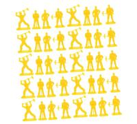 Operitacx 100pcs Miniature Worker Figurines Durable Engineer Models with Realistic Detailing for Sand Table and Dollhouse Projects Easy to Carry Transport