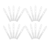 Operitacx 100pcs Plastic Snap Hair Clips for Hair Accessories DIY Craft Barrettes with Teeth 4.5 Inch Long Plain Blank Clips