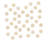 Operitacx 100Pcs Resin Rose Charms DIY Crafting Adorns for Phone Case Hairpin Decoration Small Lightweight Beads for Handmade Jewelry and Accessories