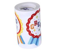 Operitacx 100pcs Self-adhesive Reward Stickers for Classroom Motivation Kindergarten Positive Badge Labels for Teachers Parents School Supplies