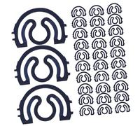Operitacx 100pcs Sewing Machine Accessories Bobbin Case Pressure Spring Bobbin Case Shim Plate Sewing Machine Spring Replacement Grey Steel