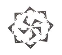 Operitacx 100pcs Vintage Metal Edge Box Corner Guards Antique Decorative Furniture Corner Brackets for Jewelry Boxes Desk Cabinets Rustic Charm Protective Covers with Elegant Classical