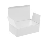 Operitacx 100pcs White Blank Vocabulary Cards with Rounded Corners Double Sided Thick Cards Portable Boxed for Business Study DIY for Note Taking and Memorization