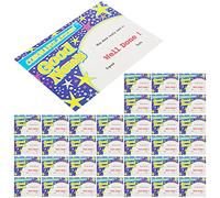 Operitacx 100sheets Colorful Student Award Certificates for Classroom Use for Academic Achievements Graduation and Motivation Suitable for Boys and Girls and Teachers