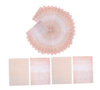 Operitacx 100sheets Vintage Stationery Paper Double-Sided Letterhead for Calligraphy and Journaling Ink-Friendly Antique Writing Sheets with Painted Borders Scrapbook Craft Supplies