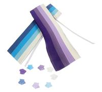 Operitacx 1080Pcs Gradient Blue Purple Origami Paper Star Strips for DIY Crafts Double-Sided Folding Paper Stars for Arts Crafts Projects for Handmade Decorations and Family Activities
