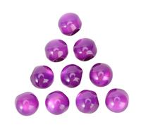 Operitacx 10mm Purple Circular Buttons Pearl Buttons Slant Holes for DIY Shirt Fastener Sewing Project