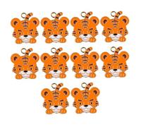 Operitacx 10pcs Alloy Tiger Head Charms Lightweight DIY Pendants for Jewelry Making Creative Three Design for Necklaces Bracelets Earrings Craft Accessories