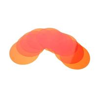 Operitacx 10pcs Ambient Lighting Filter Self-adhesive round Light Correction Film for Lamps Light Diffuser Plastic for Video Photo Filter Easy to Apply