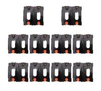 Operitacx 10pcs Battery Holder Case for Physics Lab Durable Series Parallel Connections with Color Coded Terminals for Easy Wiring for School Experiments and Home Projects