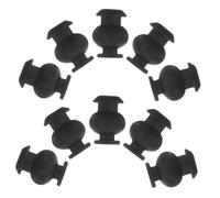 Operitacx 10pcs Black Anti-slip Shock Absorption Balls Vibration-dampening Stabilizer Balls for Drone Flight Controller Shock-resistant Rubber for Uav Gimbal Stabilizing