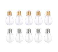 Operitacx 10pcs Bulb Shaped Lip Balm Tube Mini Lip Gloss Container Lightweight Washable Abs Material Creative Stylish Design for Business Travel