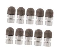 Operitacx 10pcs Capacitive Stylus Replacement Tips for Touch Screens and Smartphones, Metal Mesh Fiber Pen Nibs with Enhanced Durability and Portable Convenience
