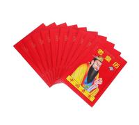 Operitacx 10pcs Chinese Lunar Year Calendar with Solar Terms Thick Paper Traditional Feng Shui Almanac for Desk Display Cultural Aesthetic Blend of Classic and Modern Design