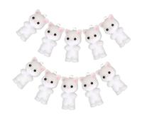 Operitacx 10pcs Colorful Flocking Cat Charms for Jewelry Making Small Cat Pendants with Hanging for Necklaces Bracelets DIY Crafts for Lovers Themed Accessories