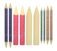 Operitacx 10pcs Colourful Paper Blending Stumps Set for Artists and Drawing Beginners Blending Pastels and Drawing Texture with Soft Paper Material for School and Art Projects Random Color