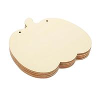 Operitacx 10pcs Decor Tabs Wood Chip for DIY Wood Slices DIY Crafts Material Blank Chip Unfinished Supplies Accessories en 15c Crafts Pumpkin