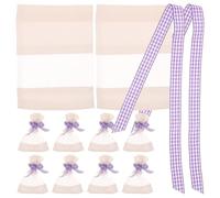 Operitacx 10Pcs Empty Lavender Bags Cotton Patchwork Sachets for Home Fragrance and Dried Flower Storage