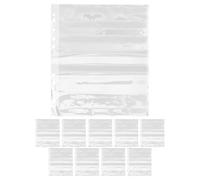 Operitacx 10pcs Film Negative Sleeves, Pe Archival Storage Pages for Binders, Dustproof Flat Photo Storage Sheets, Easy to Carry and Store, for Collectors