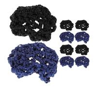 Operitacx 10pcs Hair Nets for Buns with Thickened Cloth Structure Secure Hold and Does Not Damage Hair Strands for Hairstyles and Different Outfits for Women