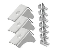 Operitacx 10pcs Heavy Duty Iron Cabinet Shelf Support Clips Shelf Pegs for Supermarket Bookshelves Cupboards Strong Deformation Cabinet Shelving Accessories