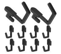 Operitacx 10pcs Heavy Duty Pegboard Hooks Utility Hangers for Garage and Workshop Storage Compatible with Standard Pegboards for Tool and Equipment Organisation