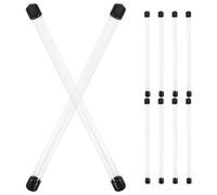 Operitacx 10pcs Incense Sticks Tube Plastic Tube for Beads round 230x12mm Acrylic PC Sturdy Organizing Storage for Small Craft Items and DIY Projects
