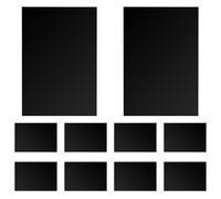 Operitacx 10pcs Magnetic Garage Door Window: 6x4 Glossy Faux Panel for Home Garage Doors - Easy Alignment & Will Never Fall - Decorative Hardware for Curb Appeal Upgrade