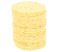 Operitacx 10pcs Makeup Remover Pads Facial Sponges 3.14x3.14x0.39inch Cellulose Sponge Lightweight Design Removing Excess Oil for Tender Skin Daily Face Skin Cleansing Travel